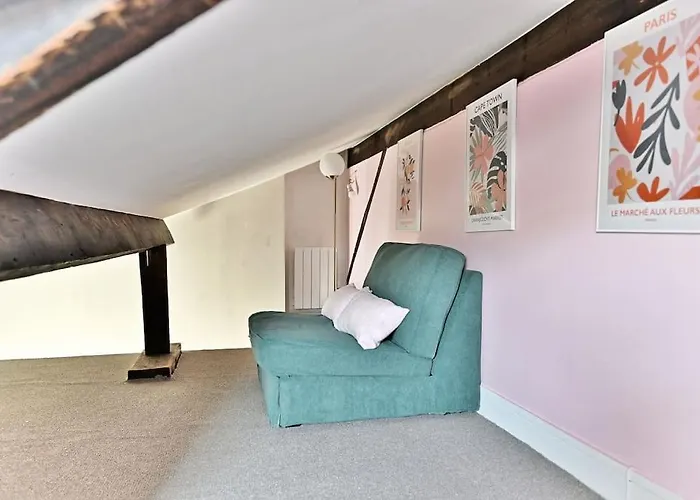 Loft Mezzanine Central A Paris 14Eme